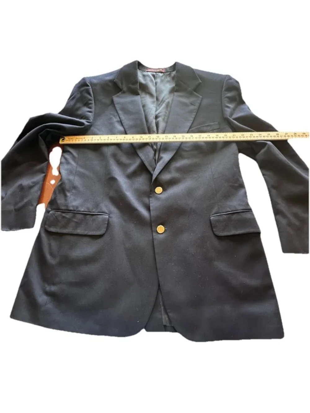 Nordstrom Vitale Barberis Canonico Super 110s Black Blazer Mens 46L
